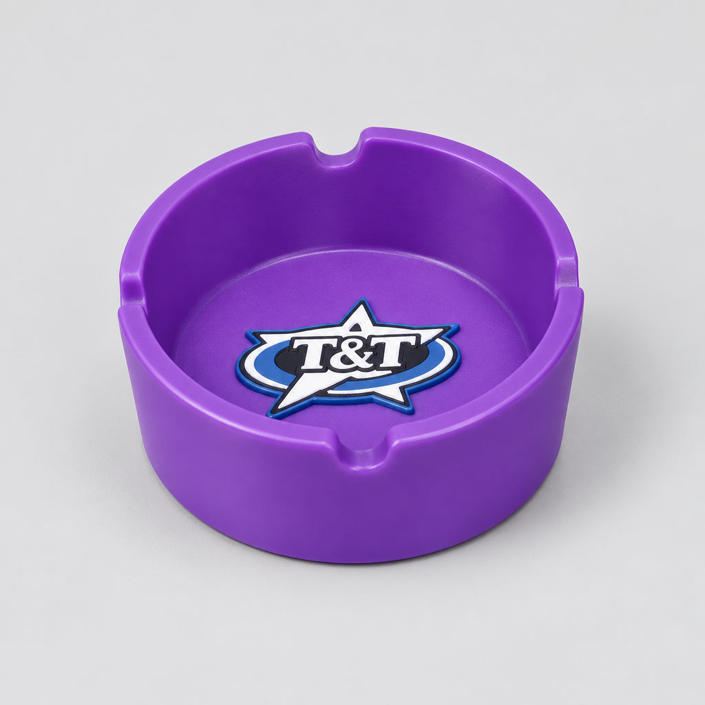 Prensador T&T morado con estrella verde